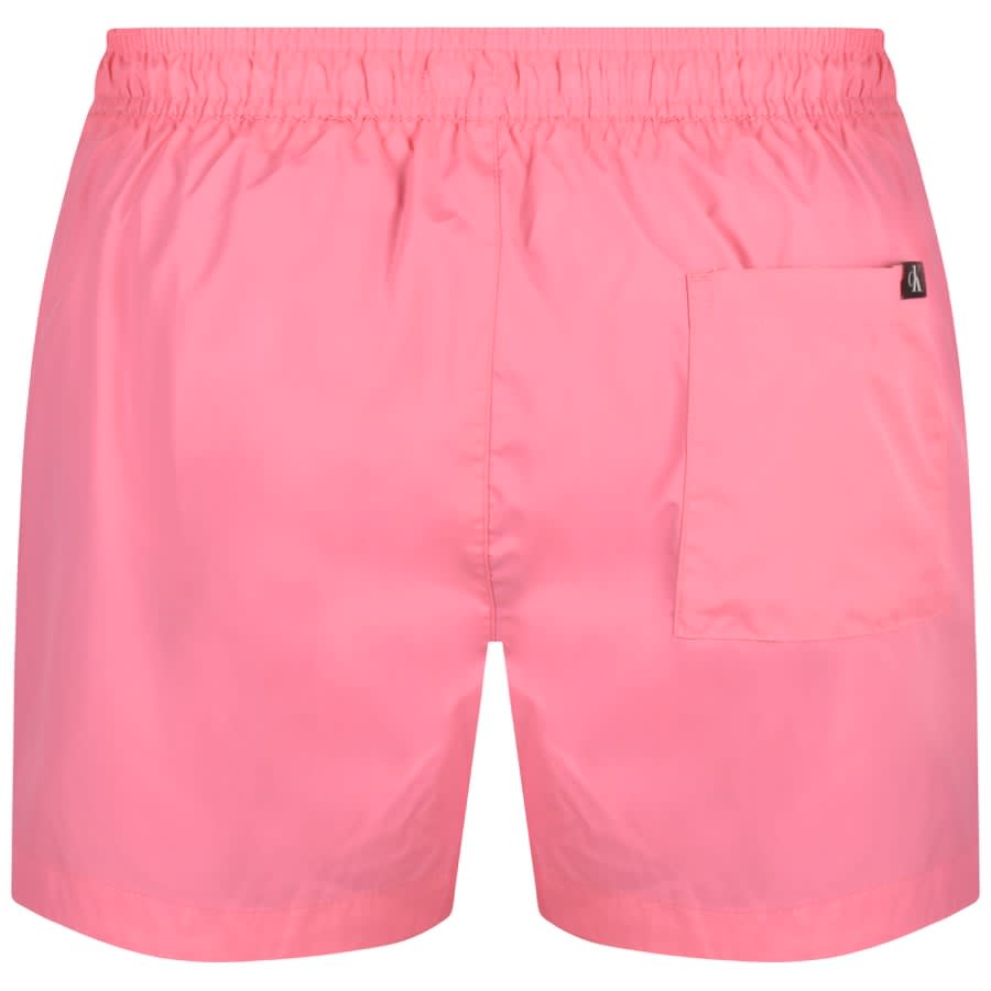 Calvin Klein Logo Swim Shorts Pink